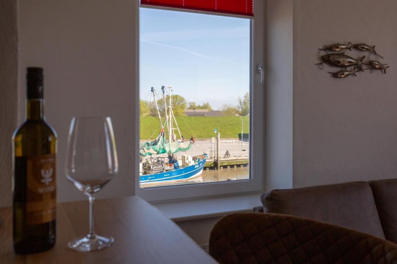 Heimathafen Ueber Hafen-Pub Lägenhet Pellworm Exteriör bild